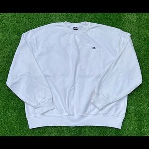 The North Face Men's Relaxed Fit Crewneck Sweatshirt Vintage White Size XL